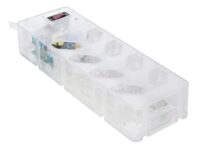 Filtro de Linha 8 Tomadas 3 Pinos 10A iClamper Energia 8 com Tecnologia LCF e DPS Protetor de Surto Elétricos e Raios Cor Transparente