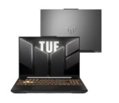 Notebook ASUS TUF Gaming F16 FX607VJ NVIDIA RTX 3050 Intel Core 5 210H 8Gb Ram 512Gb SSD Linux KeepOS Tela 16″ Nível IPS 144Hz Cinza – RL002