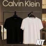 Kit Com 2 Camisetas Masculina Crew-neck Calvin Klein