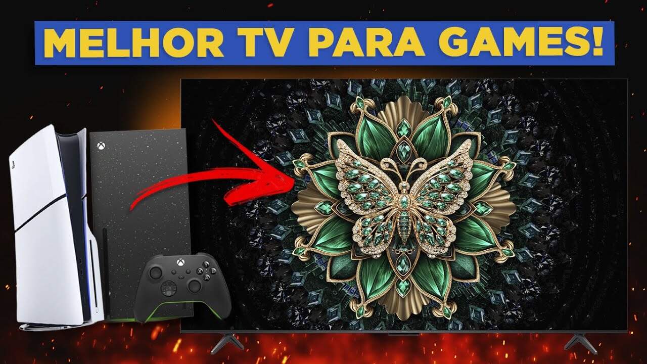 TCL C6K: a melhor Smart TV 144Hz barata para jogar no PlayStation 5 e Xbox em 2025