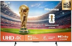Smart Tv 75p 4k 75a6nv Dled Dts Virtualx Vidaa U9 Hisense