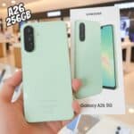 Samsung Celular Galaxy A26 5G 256GB, 8GB RAM, Câmera de 50MP, IP67, Tela Super AMOLED 6.7″, NFC (Verde)