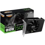 Placa de Vídeo Inno3D RTX 5050 COMPACT Nvidia GeForce. 8GB, GDDR6, 128bits, DLSS 4, Ray Tracing – N50501-08D6-174080N