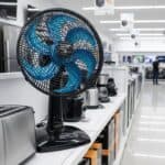 Ventilador De Mesa Maxis 6 Pás 30cm V-30-mx-b Estrutura Preto Pás Azul Diâmetro 30 Cm Material Das Pás Plástico