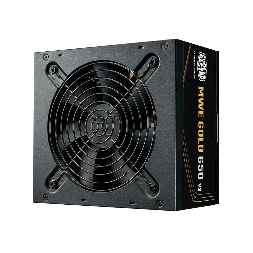 Fonte Cooler Master MWE Gold 850 V3, 850W, 80 Plus Ouro, ATX 3.1, PFC Ativo, Preto – MPE-8506-ACAG-BBR