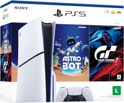 PlayStation 5 Slim Disk – Pacote ASTRO BOT e Gran Turismo 7