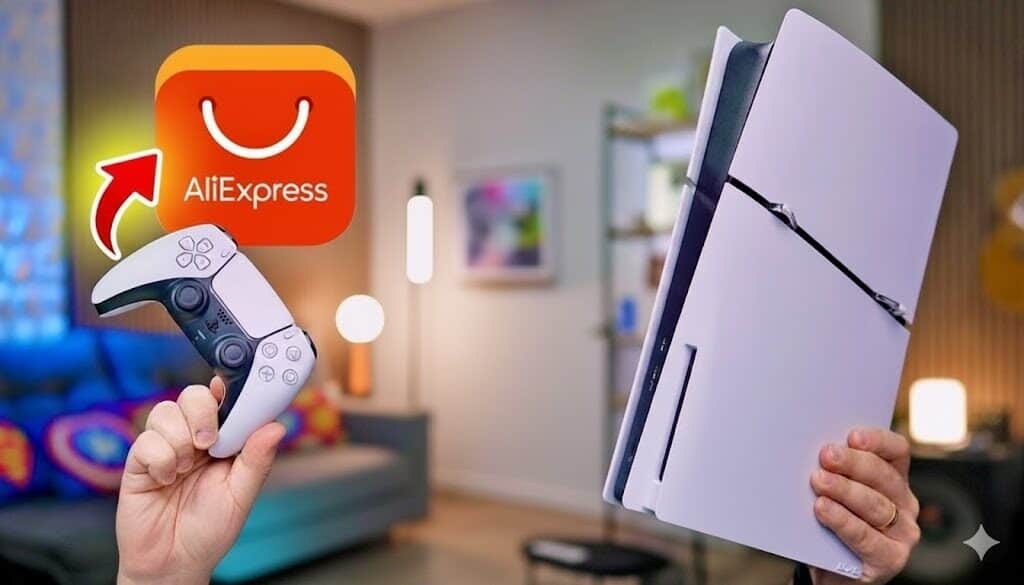 PS5 Slim Barato no AliExpress: Unboxing Completo e Avaliação Realista do Console PS5 Slim Barato no AliExpress: Unboxing Completo e Avaliação Realista do Console