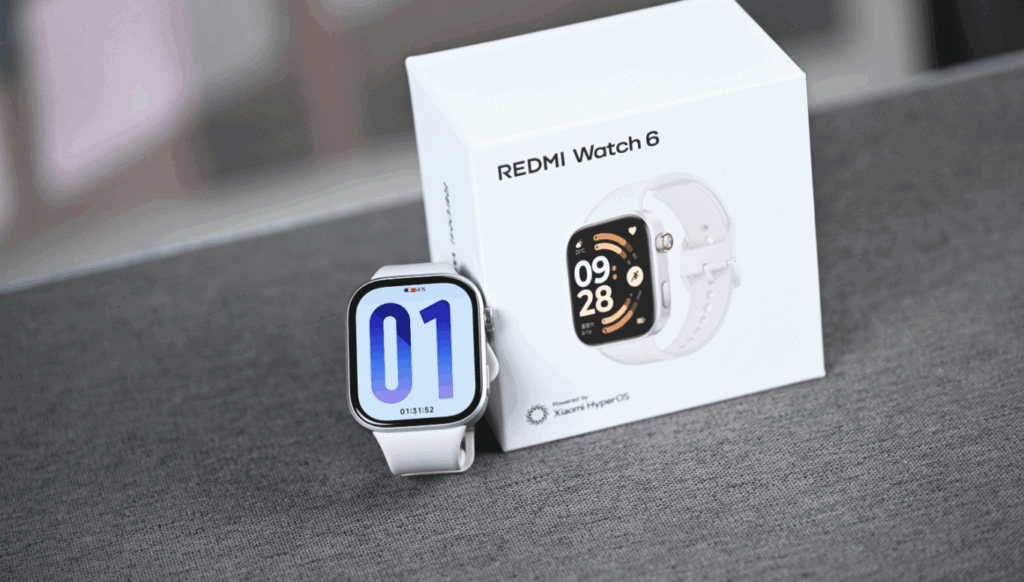 Redmi Watch 6: tela gigante, acabamento premium, GPS de banda dupla e loja de apps — será que já vale a pena?