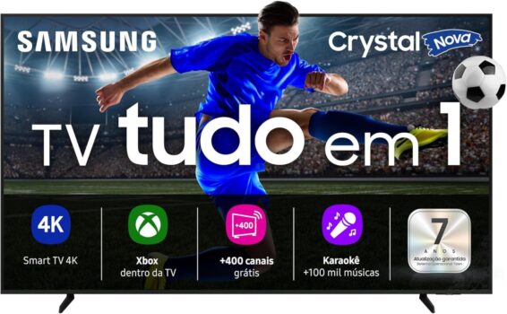 Samsung Smart TV 43" Crystal UHD 4K U8100F 2025
