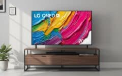 Smart TV 4K 55" LG QNED 55QNED80 Processador α7 AI Ger8 Super Slim Design Local Dimming Alexa Integrado WebOS 25