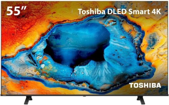 Smart TV DLED 55″ 4k Toshiba 55C350NS VIDAA 3 HDMI 2 USB Wi-Fi – TB030M