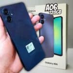 Smartphone Samsung Galaxy A06 4G 6.7 Octa Core 128GB 4GB Câmera Dupla - AZUL ESCURO
