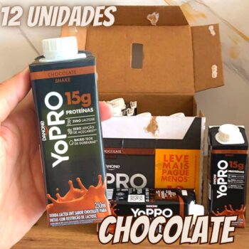YoPRO Bebida Láctea UHT Chocolate 15g de proteínas 250ml - 12 unidades