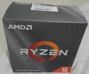 AMD Ryzen 5 4500 6 núcleos, processador de desktop desbloqueado de 12 fios com refrigerador Wraith Stealth, Cerâmica cinza