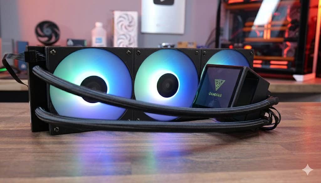 Gamdias Chione P5: o water cooler com tela LCD barata que desafia modelos premium