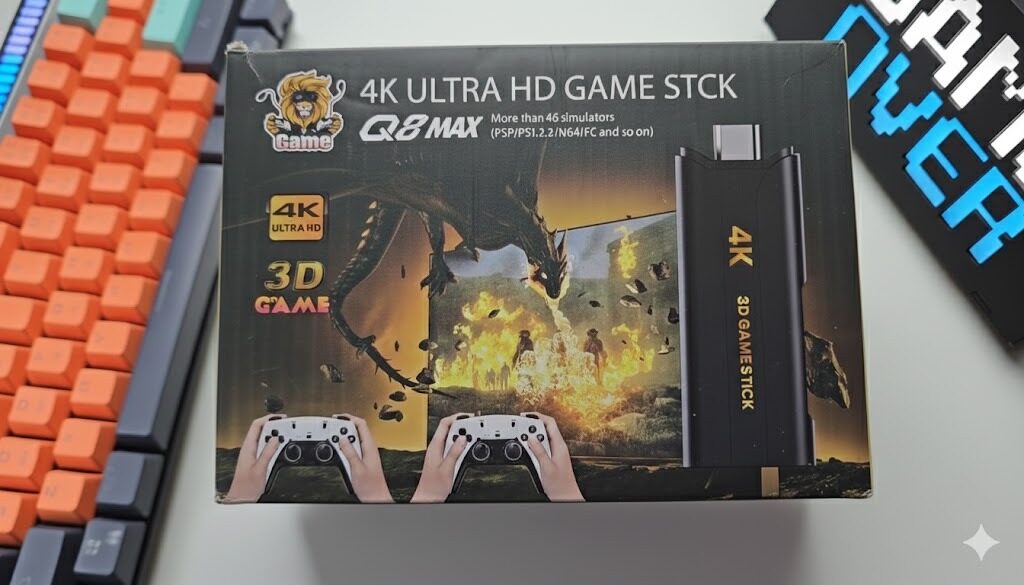 Q8 Max surpreende e pode ser o melhor Game Stick barato para jogar tudo em 2025