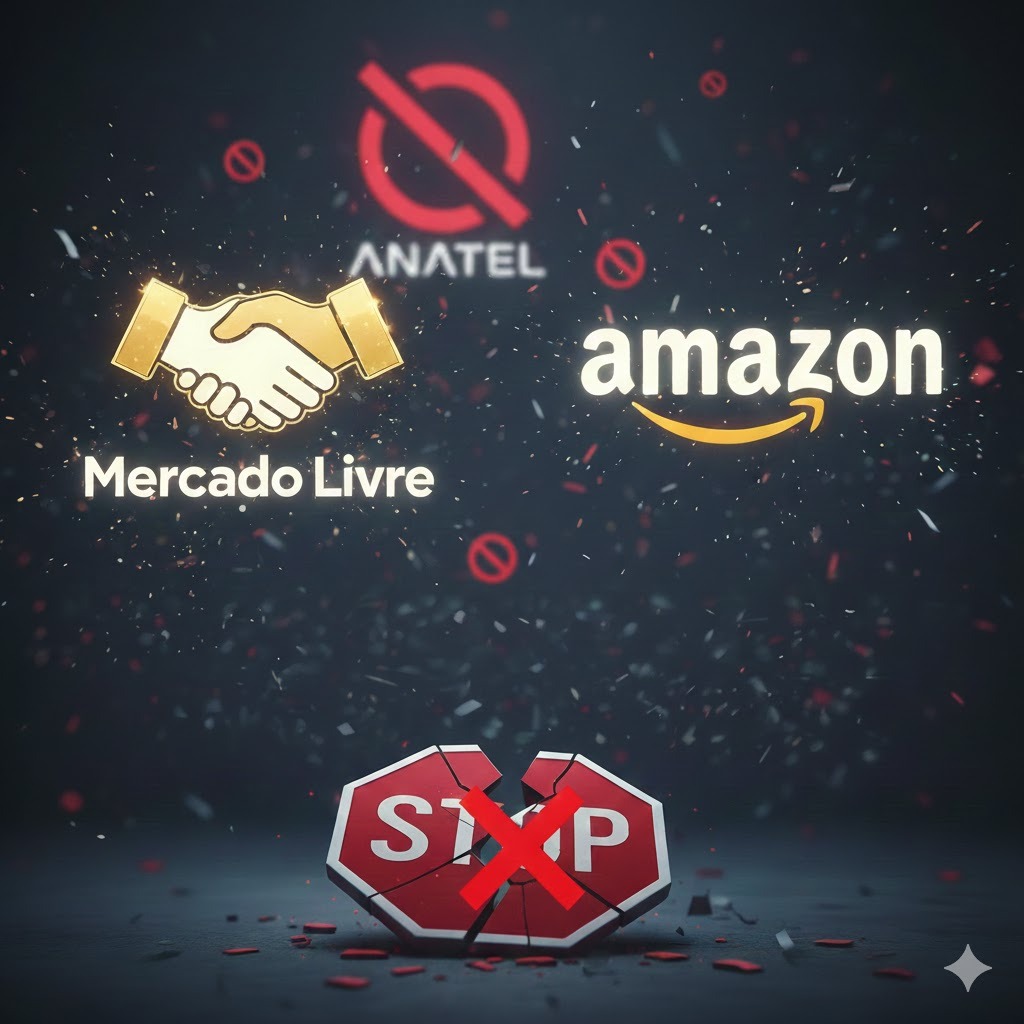 "Vitória para Mercado Livre e Amazon: ANATEL Perde na Proibição de Celulares Não Homologados" "Vitória para Mercado Livre e Amazon: ANATEL Perde na Proibição de Celulares Não Homologados"