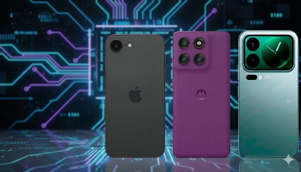 Três celulares “ignorados” que entregam nível premium: iPhone 16e, Edge 60 Pro e Xiaomi 17 Pro Max Três celulares “ignorados” que entregam nível premium: iPhone 16e, Edge 60 Pro e Xiaomi 17 Pro Max