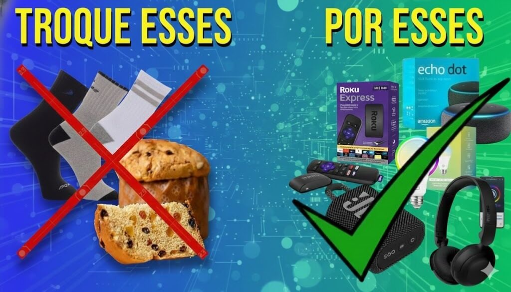 Melhores Presentes Tech para o Natal: opções certeiras de R$70 até R$400 Melhores Presentes Tech para o Natal: opções certeiras de R$70 até R$400