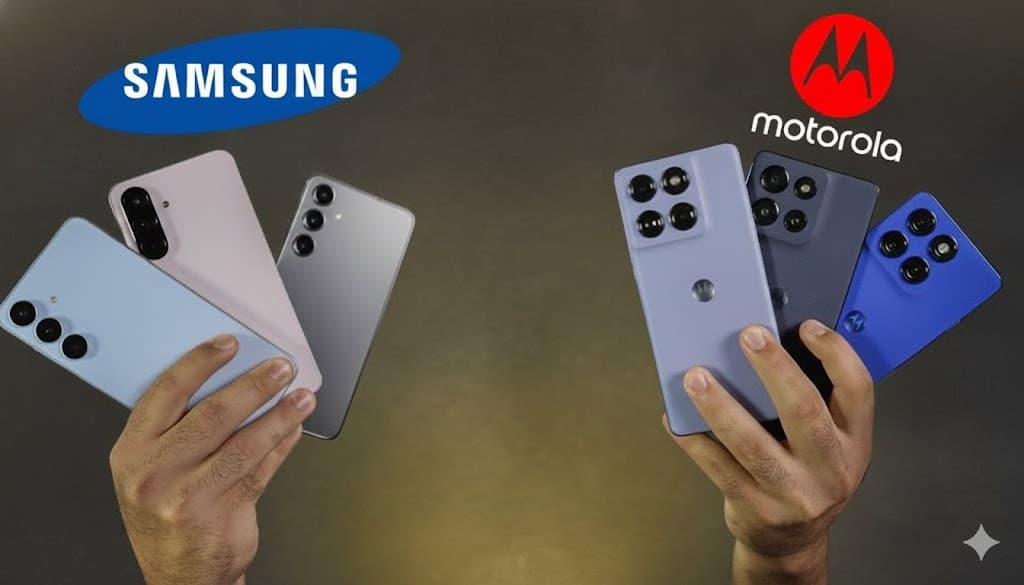 Motorola vs Samsung em 2025: Qual entrega o melhor custo-benefício?