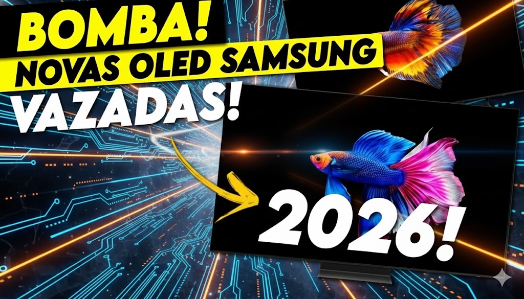 TVs OLED mais baratas em 2026: o que os vazamentos indicam sobre a nova linha Samsung e como isso pode mexer com os preços TVs OLED mais baratas em 2026: o que os vazamentos indicam sobre a nova linha Samsung e como isso pode mexer com os preços