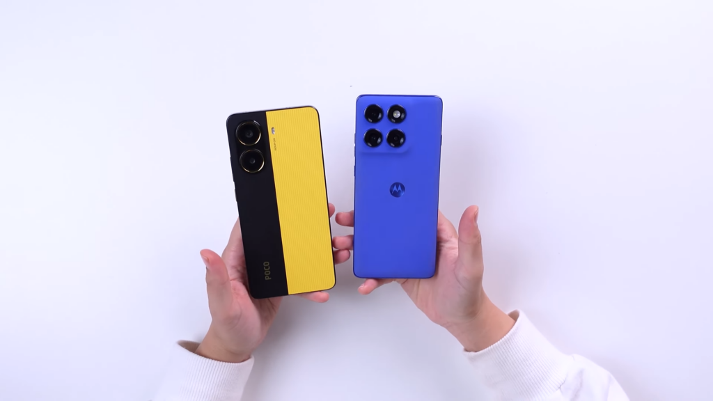 Os 2 melhores celulares até 2.500 reais em 2025: Poco X7 Pro e Moto Edge 60 Pro