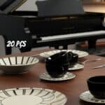 Aparelho De Jantar 20 Peças Serenata Unni Oxford