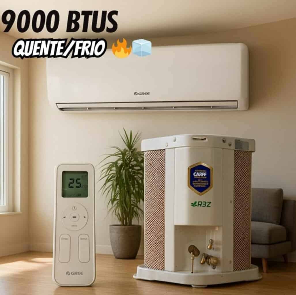 Ar-condicionado Split Gree 9000 Btus Inverter Quente E Frio Cor Branco ...