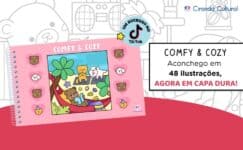 Comfy and Cozy Pink - Para Colorir Capa comum