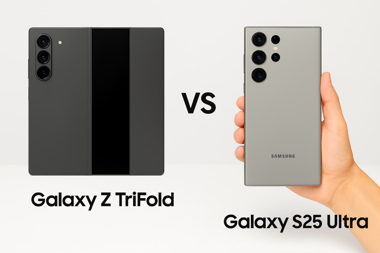 Comparativo: Galaxy Z TriFold vs Galaxy S25 Ultra Comparativo: Galaxy Z TriFold vs Galaxy S25 Ultra