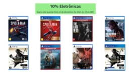 Cupom 10% em Games - Amazon