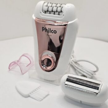 Depilador Philco 4 Acessórios Corpo E Rosto Pdpe01 Cor Branco