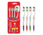 Escova de Dente Colgate Classic Clean Macia 4 unidades | Cores Sortidas