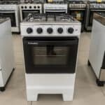 Fogão 4 Bocas Ideal Pop Com Mesa Em Inox Esmaltec – Branco