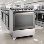 Fogão 5 bocas Electrolux Cinza Efficient com Mesa Inox, PerfectCook e VaporBake (FE5IC)