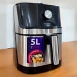 Fritadeira Air Fryer Dako 5 Litros Preto/inox Com Painel Analógico E Potência De 1700w 127V