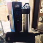 Garrafa Água De Aço Inox 750ml Mor Capa Neoprene Alça Academia Caminhada