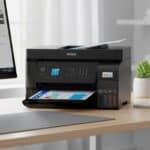 Impressora, Copiadora, Scanner Epson Ecotank L5590 Wireless Preto Bivolt