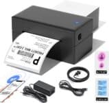 Impressora Termica, Suporta Conexão Usb E Bluetooth, 48-110 Mm, 23 * 17 * 15cm, Preto, Impressora Termica Portatil