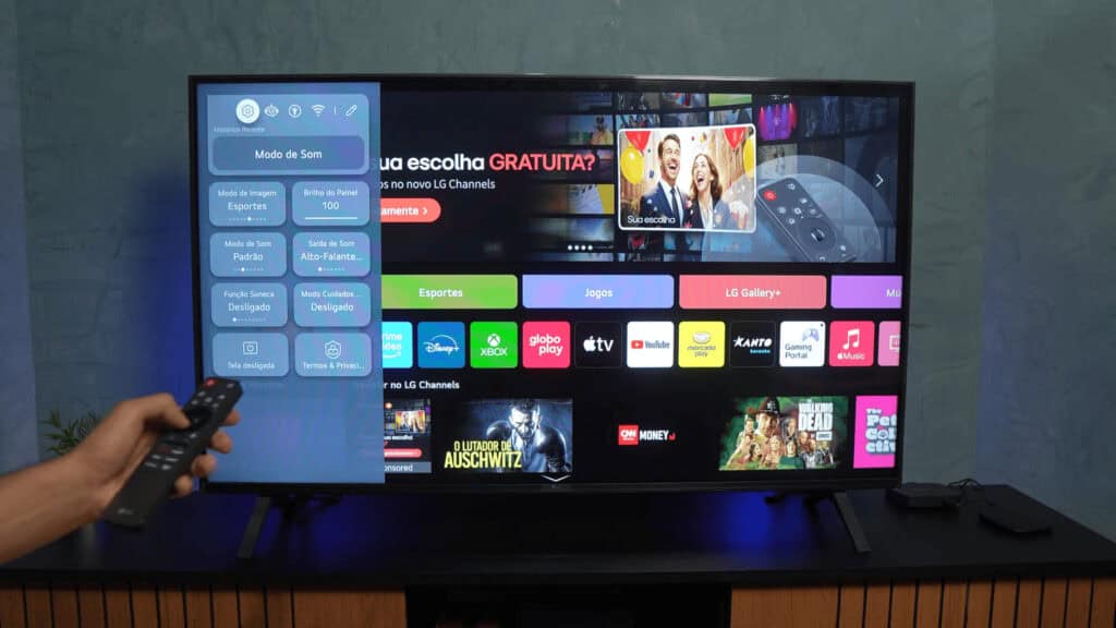 LG UA8550: a Smart TV “custo-benefício” que virou referência em 2025… e ainda vale depois de 4 meses?