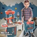 Maleta De Ferramentas Infantil 3 Em 1 Multi Montagens