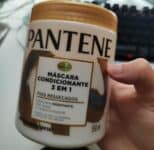 Máscara Pantene Pro-Vitaminas 3 em 1 Condicionante Com Óleo De Argan Para Fios Ressecados 550ml