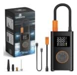 Mini Compressor Bomba De Ar Digital Portátil Sem Fio Calibrador De Pneus Para Carro Moto Bicicleta Bola