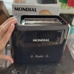 MONDIAL Tostador de Pães Pratic, Preto/Prata, 700W, 220V - T-18