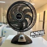 MONDIAL Ventilador 40cm Super Turbo 8 Pás, Preto/Prata, 140W, 220V - VTX-40-8P