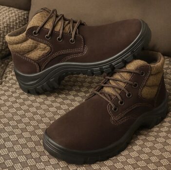 Nobuck Marluvas 50b26 Cadarço Bota Botina Coturno Marrom