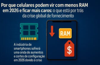 Por que celulares podem vir com menos RAM em 2026 e ficar mais caros: o que está por trás da crise das memórias