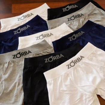 Kit 4 Cueca Boxer Algodão Sem Costura Zorba Adulto Masculina