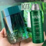 Presente Arbo: Atlântica Colônia 100ml + Antitranspirante Aerossol 75ml/125g + Caixa Presenteável