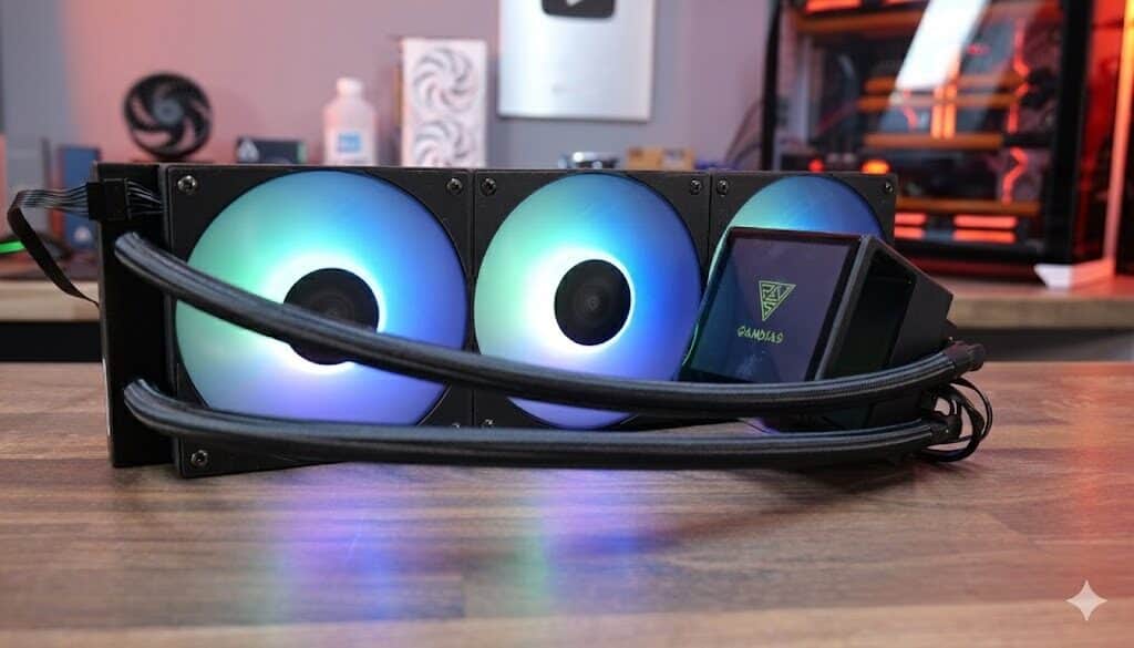 Gamdias Chione P5: o water cooler com tela LCD barata que desafia modelos premium